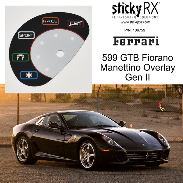 Manettino Overlay, Multiple Ferrari Models - Select Your Model
