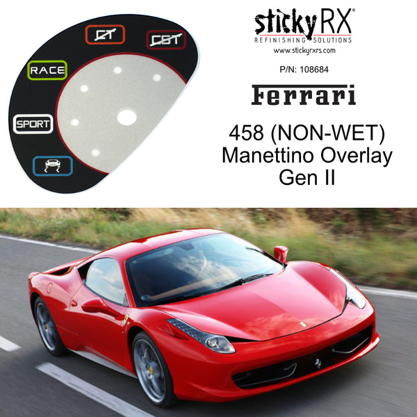Manettino Overlay, Multiple Ferrari Models - Select Your Model
